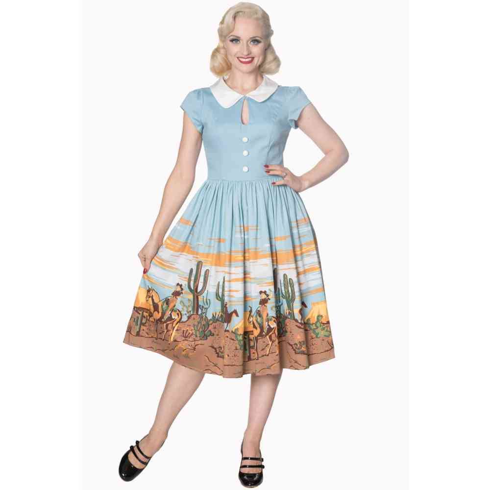Dancing Days - Magical day Robe évasée - Bleu Product image